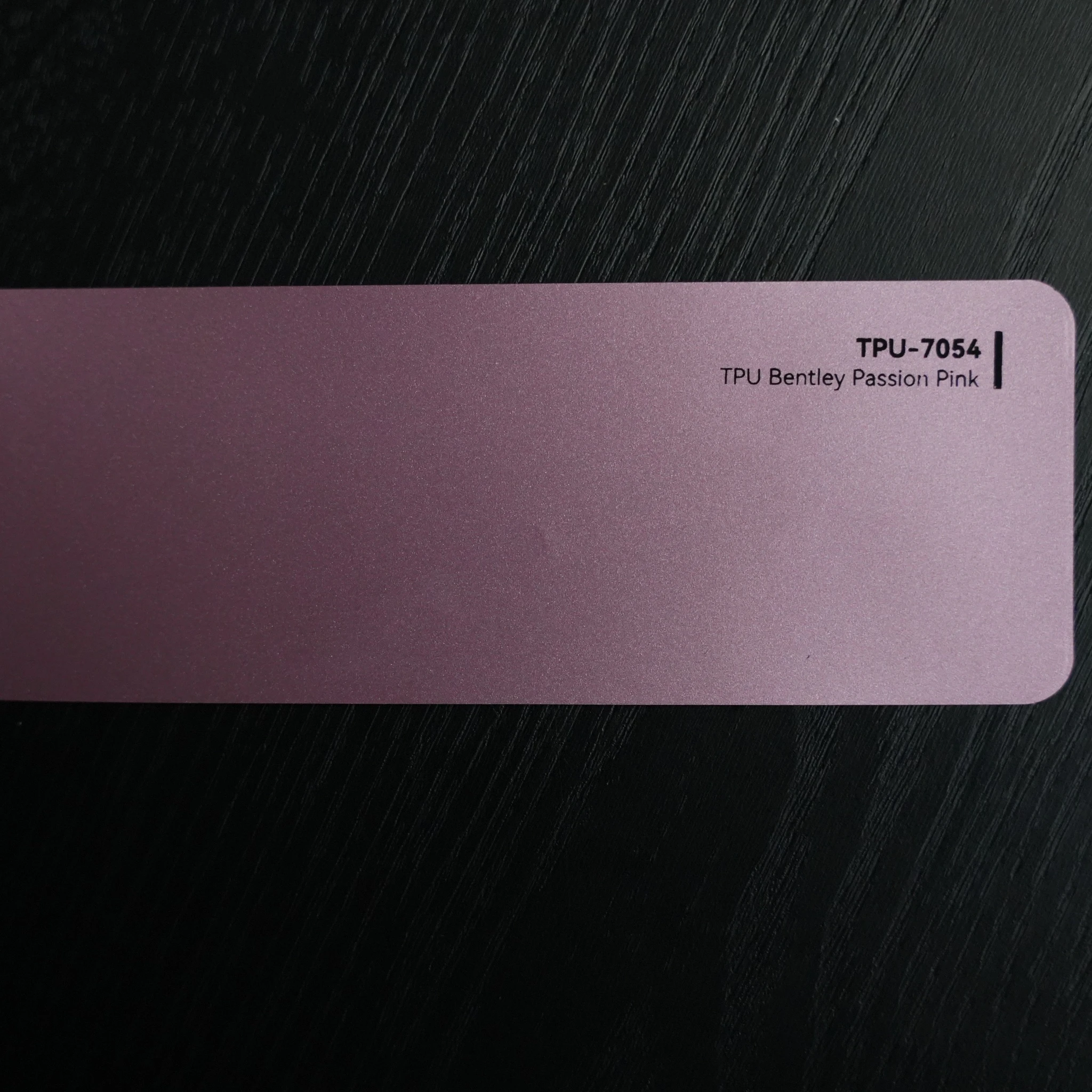 Bentley Passion Pink PPF wrap texture