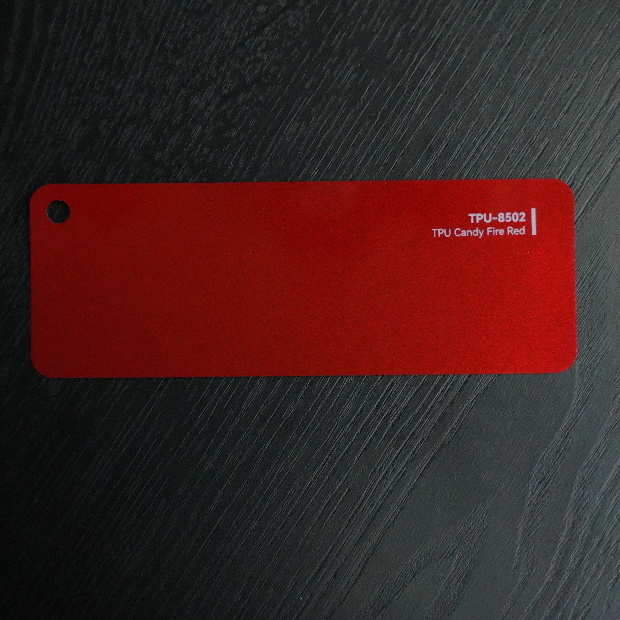Candy Fire Red PPF wrap texture